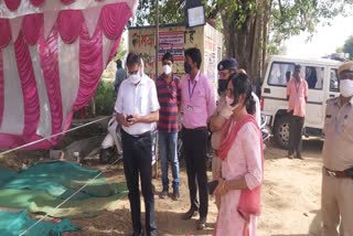 जिला कलेक्टर ने हरियाणा सीमा का लिया जायजा,  सूरजगढ़ झुंझुनू समाचार,  Public Discipline Fortnight in Surajgarh Jhunjhunu,  Strictness at Haryana Border Outposts