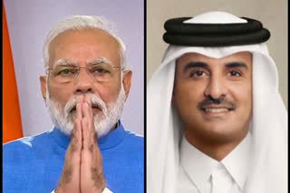 PM Modi thanks Qatar's Emir for offering support in India's Covid fight  PM Modi  ഖത്തറിലെ എമിർ തമീം ബിൻ ഹമദിന് നന്ദി അറിയിച്ച് മോദി  മോദി  ന്യൂഡൽഹി