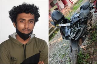 Police have arrested a young man who mocked the police through bike stunt  palode police  bike stunt  പൊലീസിനെ പരിഹസിച്ച് ബൈക്ക് അഭ്യാസം നടത്തിയ യുവാവ് അറസ്റ്റിൽ  ബൈക്ക് അഭ്യാസം  പൊലീസിനെ പരിഹസിച്ച് ബൈക്ക് അഭ്യാസം  തിരുവനന്തപുരം  thiruvananthapuram