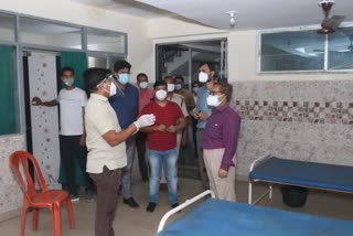 deputy commissioner inspected covid hospital in koderma