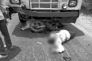 RTC bus hit to two wheeler