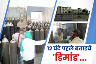 Bharatpur Private Hospital Oxygen Demand