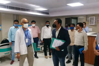 Pauri District Magistrate inspected Kotdwar covid Hospital