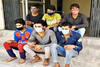 alwar news  अलवर न्यूज  बंधक बनाकर लूट  robbery arrested in alwar  robbery in alwar  loot in alwar  crime in alwar  अलवर में लूट