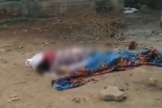 Body of pregnant positive lying on cremation ground for 5 hours in bhind
