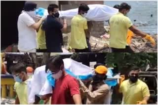 youth welfare organization performed last rites of covid death body of sikh community