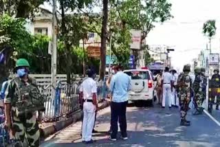 Bombing infront of Mahajati Sadan of Jorasanko assembly constituency in Kolkata