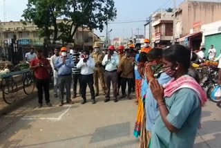 Covid Awareness from Officers in Chamarajanagar