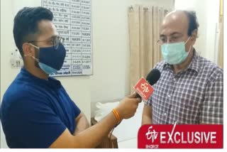 Etv bharat talk with Dr Deepak Ohri,  Chief Medical Officer of Gautam Budh Nagar