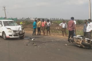 boy death in a road accident at gudivada krishna district
