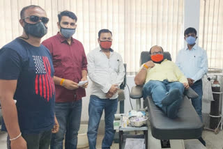 Blood donation camp organized in Jamshedpur