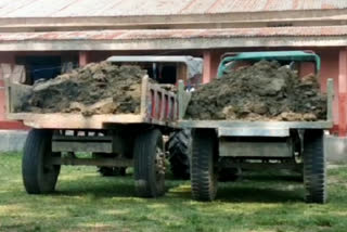 Tractor seized