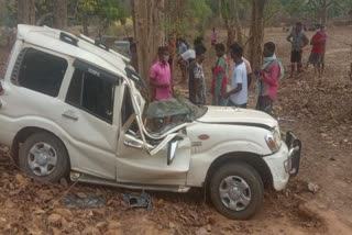 road accident in jagdalpur