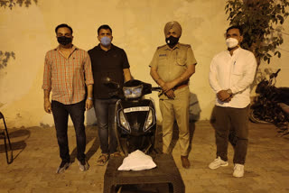 karnal police arrest with hemp