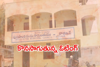 voting process is Ongoing in Kothur rangareddy telangana