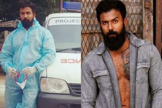 Actor Arjun Gowda Becomes An Ambulance Driver To Help People Amid COVID Spike  കൊവിഡ് രോഗികള്‍ക്ക് വേണ്ടി ആംബുലന്‍സ് ഡ്രൈവറായി കന്നട നടന്‍ അര്‍ജുന്‍ ഗൗഡ  ആംബുലന്‍സ് ഡ്രൈവറായി കന്നട നടന്‍ അര്‍ജുന്‍ ഗൗഡ  നടന്‍ അര്‍ജുന്‍ ഗൗഡ  അര്‍ജുന്‍ ഗൗഡ വാര്‍ത്തകള്‍  അര്‍ജുന്‍ ഗൗഡ സിനിമകള്‍  Actor Arjun Gowda Becomes An Ambulance Driver  Actor Arjun Gowda  Arjun Gowda Ambulance Driver