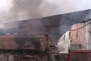 Fire in Khandwa Fresh Oil Mill