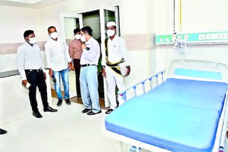 ananthapur district collector visit covid hospitals in city