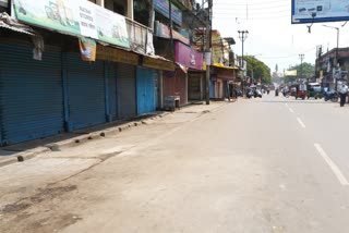 market fully closed in durgapur