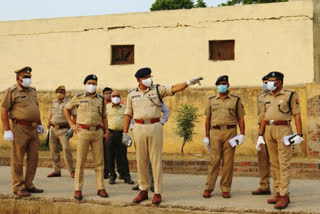 officials inspected the counting place in noda