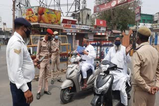 مظفر نگر:لاک ڈاؤن کی خلاف ورزی کرنے والوں پر سخت کارروائی