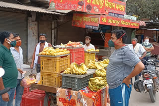 मुंडावर में SDM ने बाजारों का किया निरीक्षण, SDM inspects markets in Mundawar