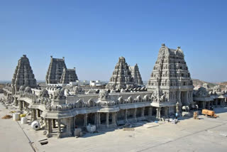 Yadadri temple is home to various sculptures