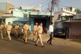 Flag march held in Dungarpur