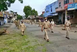 Bundi Police Flag March,  Epidemic Red Alert