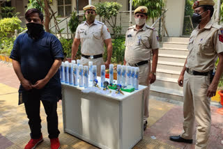 jamia nagar medical seller arrest