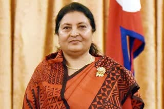 नेपाल की राष्ट्रपति बिद्या देवी भंडारी