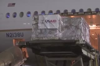 A flight carrying 125,000 vials of antiviral drug Remdesivir arrived at Delhi airport from United States