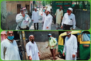 rwa sprayed anti-malarial spray with help of malaria department in double story new seelampur