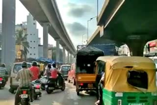 traffic jam in bengaluru