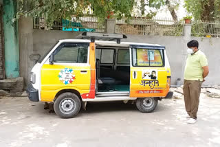 Social organization turned the food distribution vehicle into an oxygen ambulance