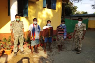 three naxalites arrested