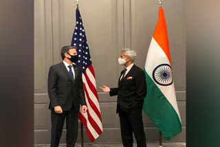 Jaishankar meets US Secretary  US Secretary of State Blinken  S Jaishankar met US Secretary of State Antony Blinken  Jaishankar UK visit  എസ്‌. ജയശങ്കർ  യു.എസ് സ്‌റ്റേറ്റ് സെക്രട്ടറി  ആന്‍റണി ബ്ലിങ്കൻ  ജി 7 വിദേശകാര്യ മന്ത്രിമാരുടെ യോഗം  ഇന്ത്യ കൊവിഡ് പ്രതിസന്ധി  റെംഡെസിവിർ