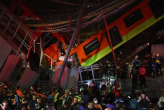 Several dead after Mexico City metro overpass crashes
