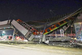 Metro rail collapsed in Mexico