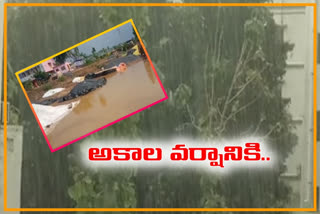 sudden heavy rains at Krishna district