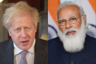 Johnson  virtual summit with Modi