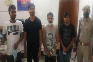 4 youths firing in air arrested in noida sector 49