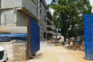 most of the construction work stopped in tumkur due to covid effect