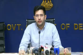 Delhi oxygen bulletin 555 metric tons of oxygen supply on May four said Raghav Chadha