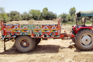 अवैध बजरी खनन, Case of gravel mining in Dungarpur