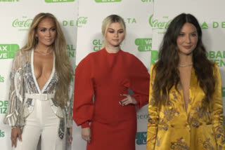 Jennifer Lopez, Selena Gomes and Olivia Munn stun at Vax Live concert