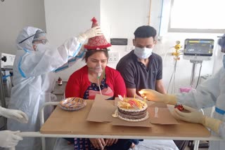 Birthday celebrated in Tanda Hospital