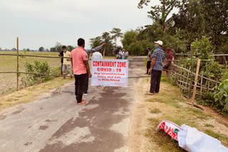 containtment zone announce in kopahtoli village dhemaji