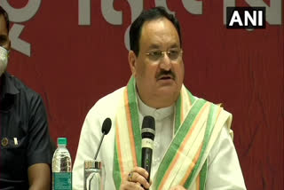 Mamata has 'blood on her hands': JP Nadda on Bengal violence  ജെ പി നദ്ദ  Mamata has 'blood on her hands'  JP Nadda  Bengal violence  കൊൽക്കത്ത  മമതാ ബാനർജി  പശ്ചിമ ബംഗാൾ അക്രമം