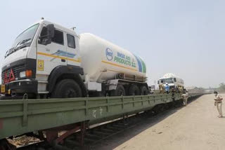 Rail oxygen tanker